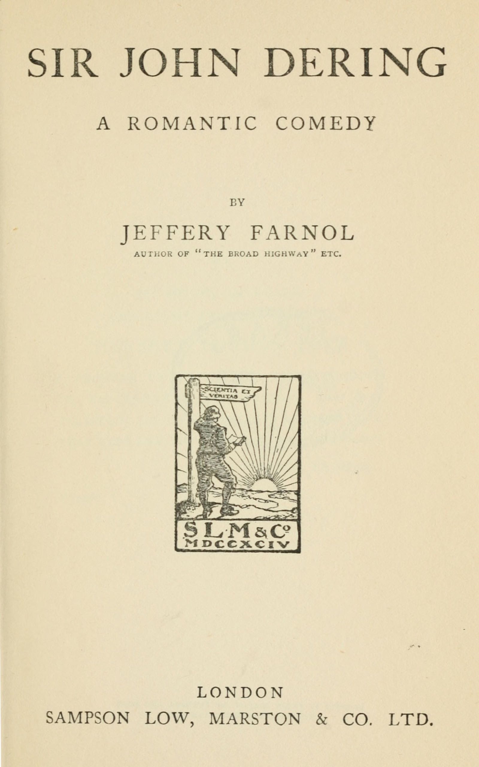 Sir John Dering: A Romantic Comedy