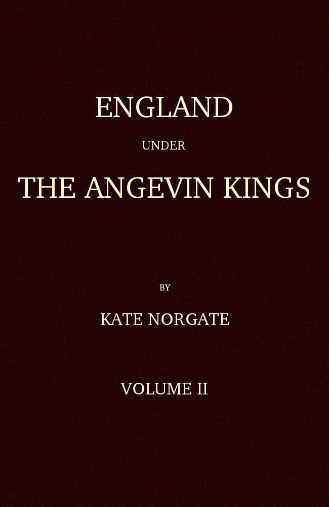 England Under the Angevin Kings, Volume II