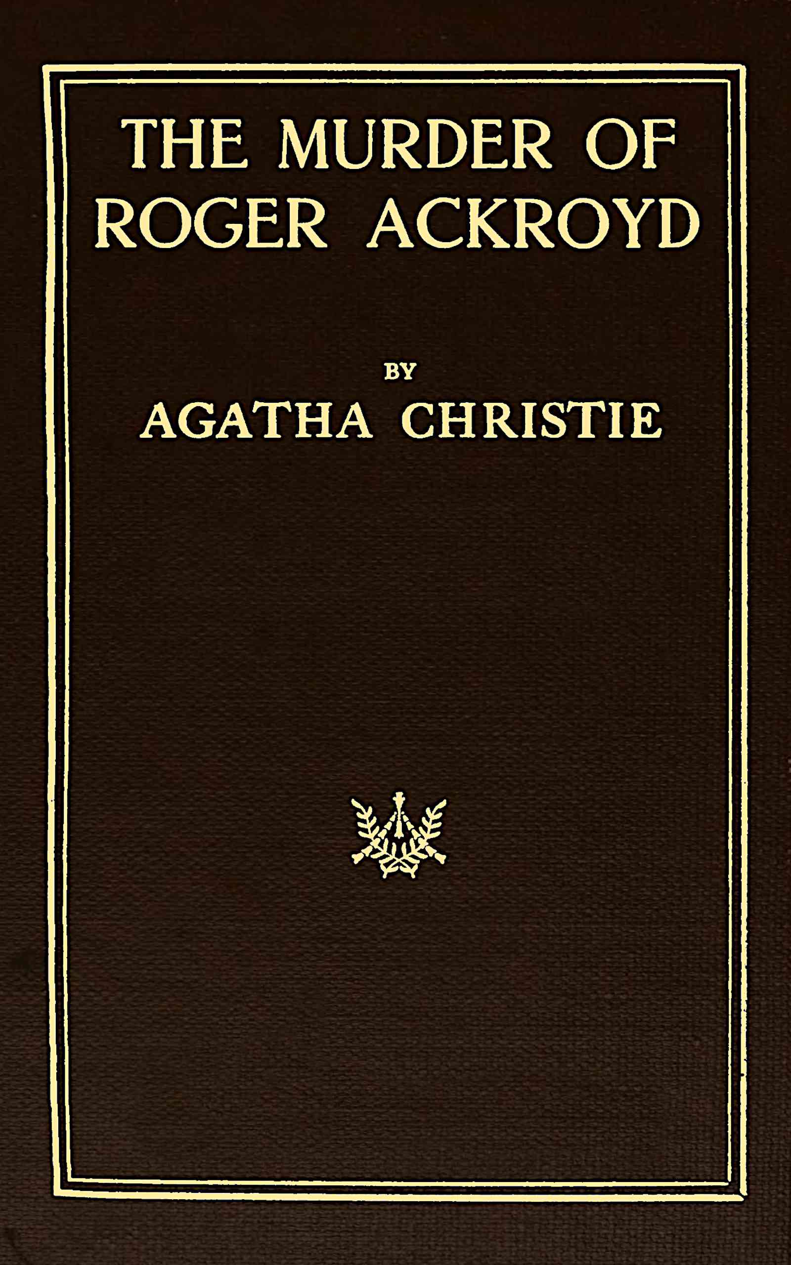 The Murder of Roger Ackroyd