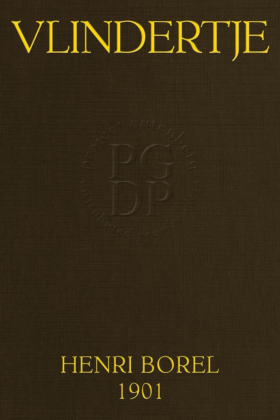 Vlindertje: Een Haagsche Roman