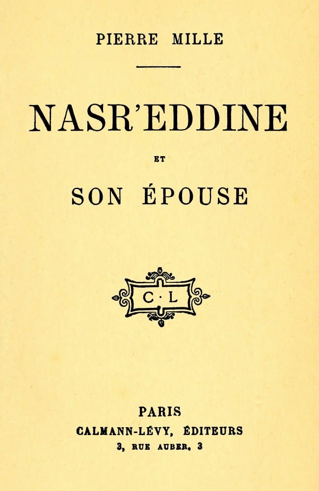 Nasr'eddine Et Son Épouse