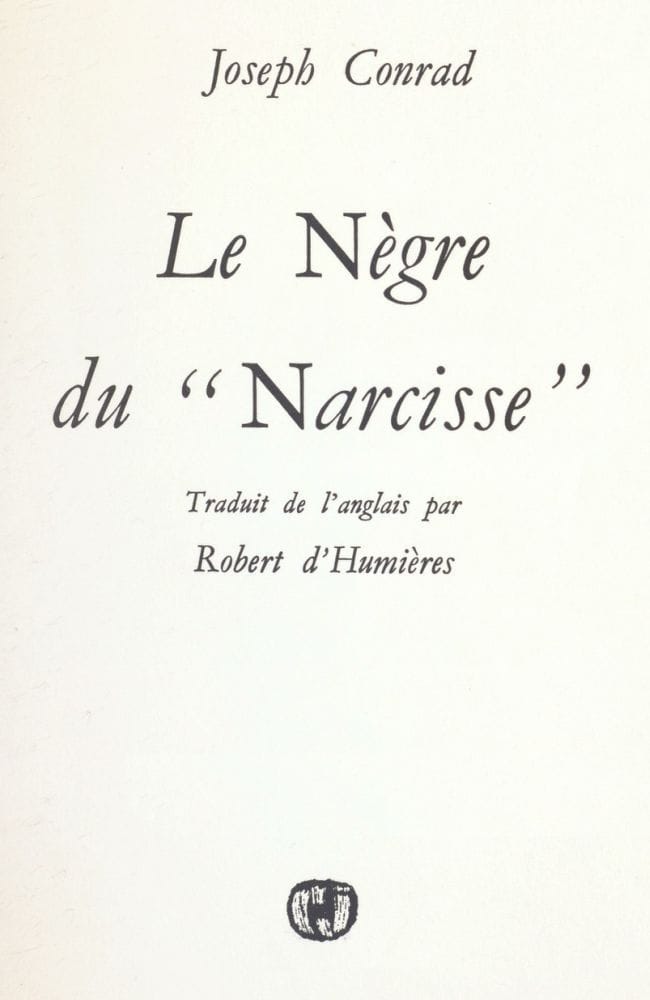 Le Nègre Du "Narcisse