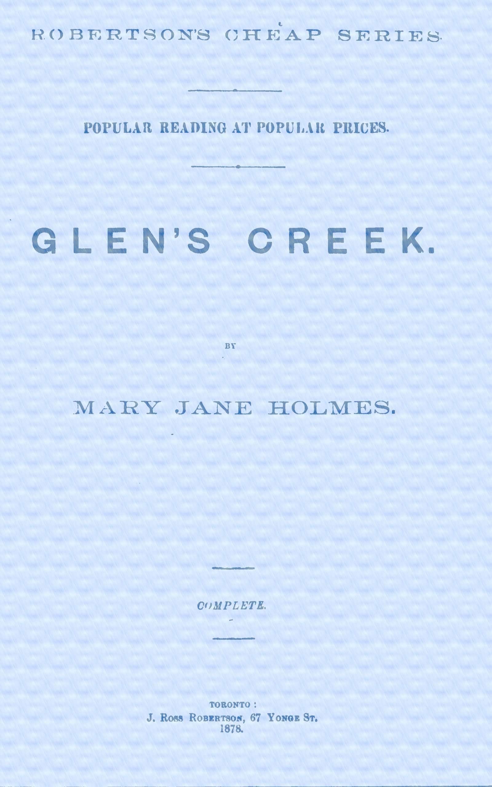 Glen's Creek