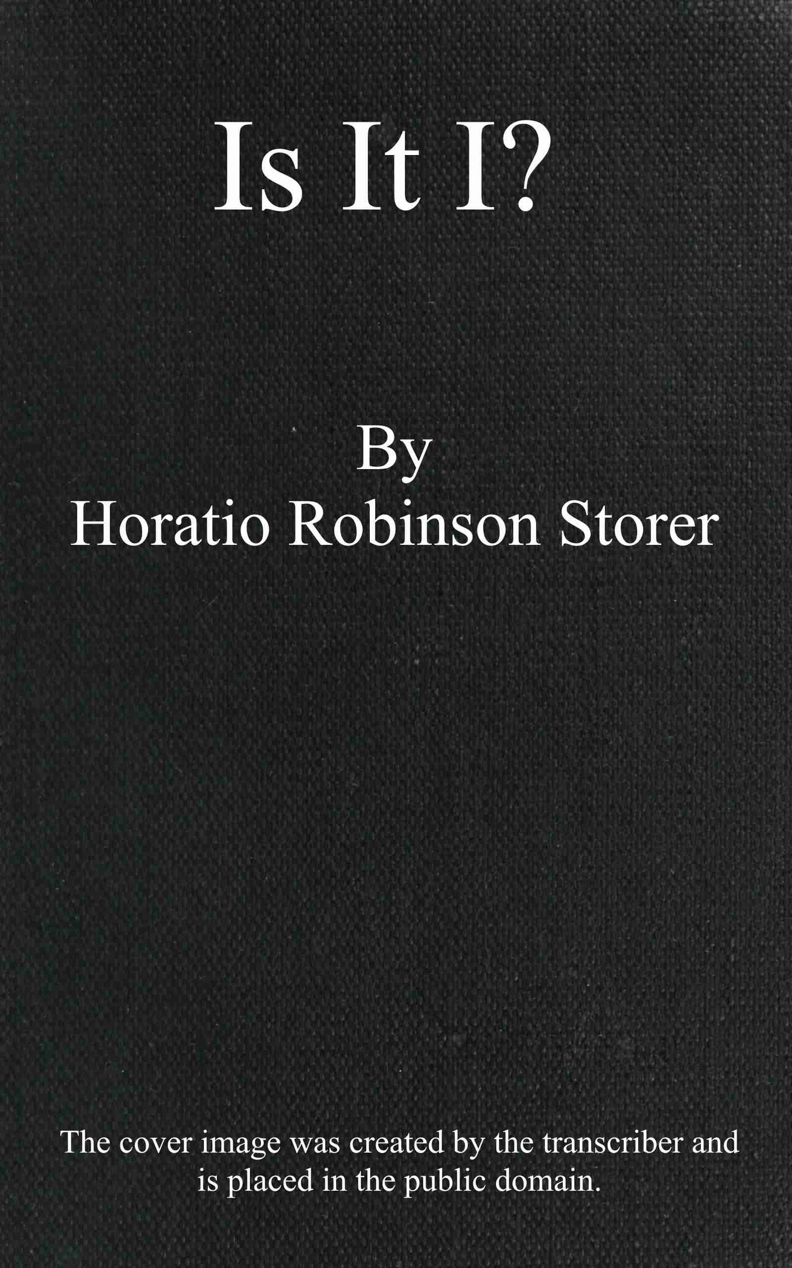 Is It I? a Book for Every Man.