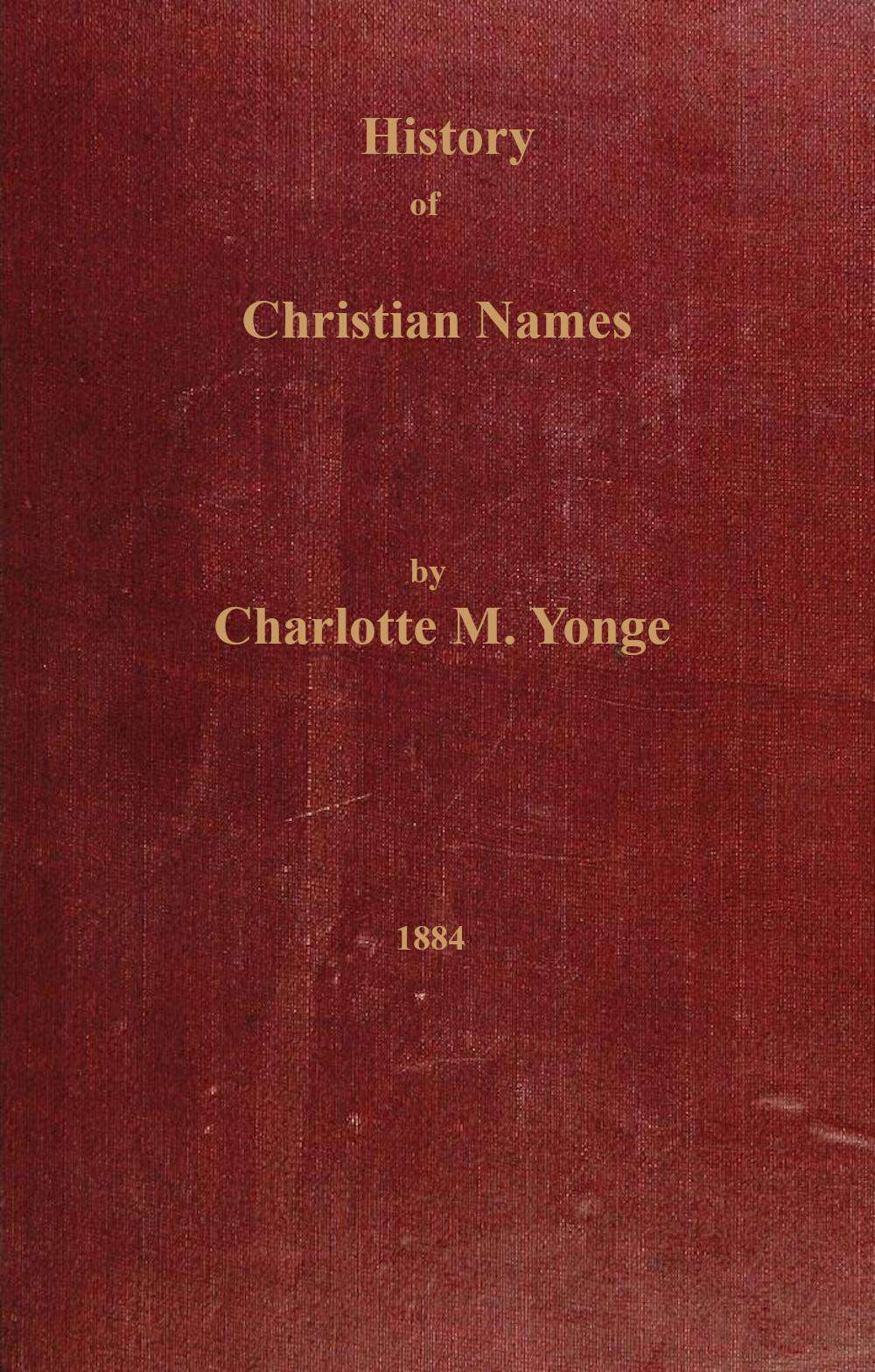 History of Christian Names