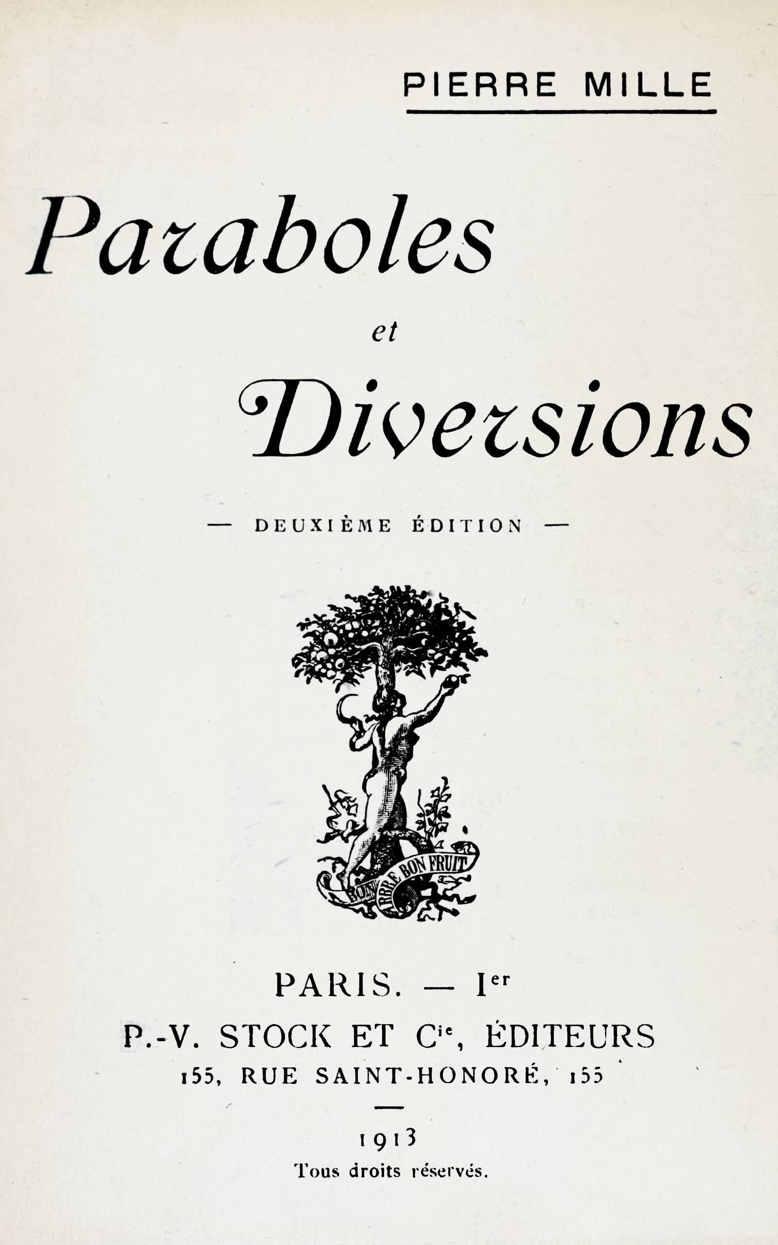 Paraboles Et Diversions