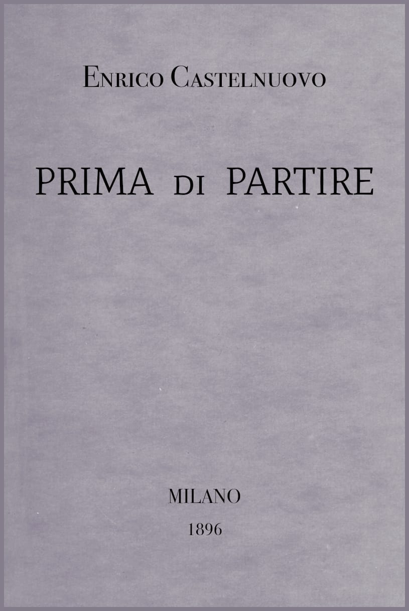 Prima Di Partire: Nuovi Racconti