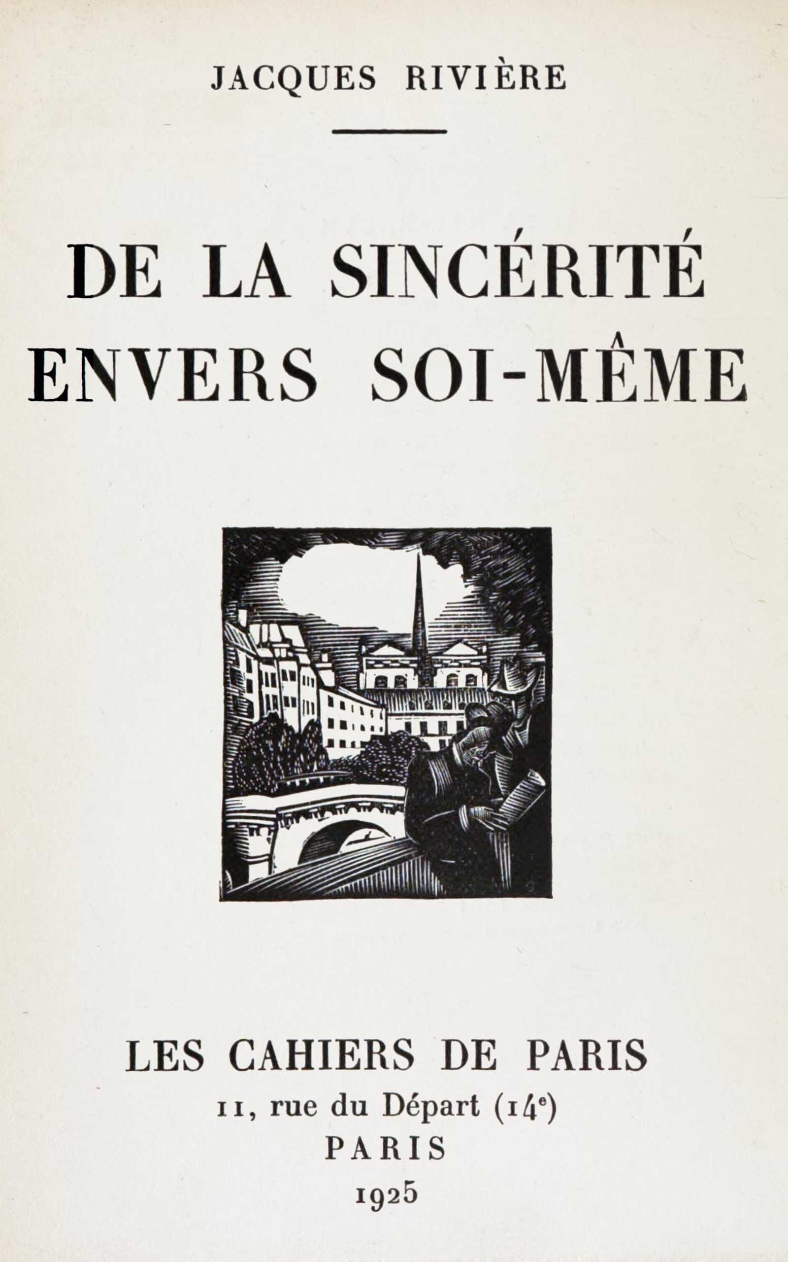 De La Sincérité Envers Soi-Même