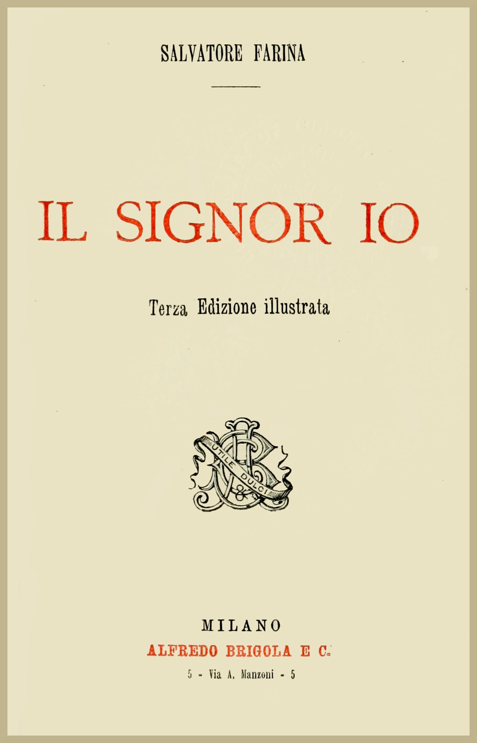 Il Signor Io