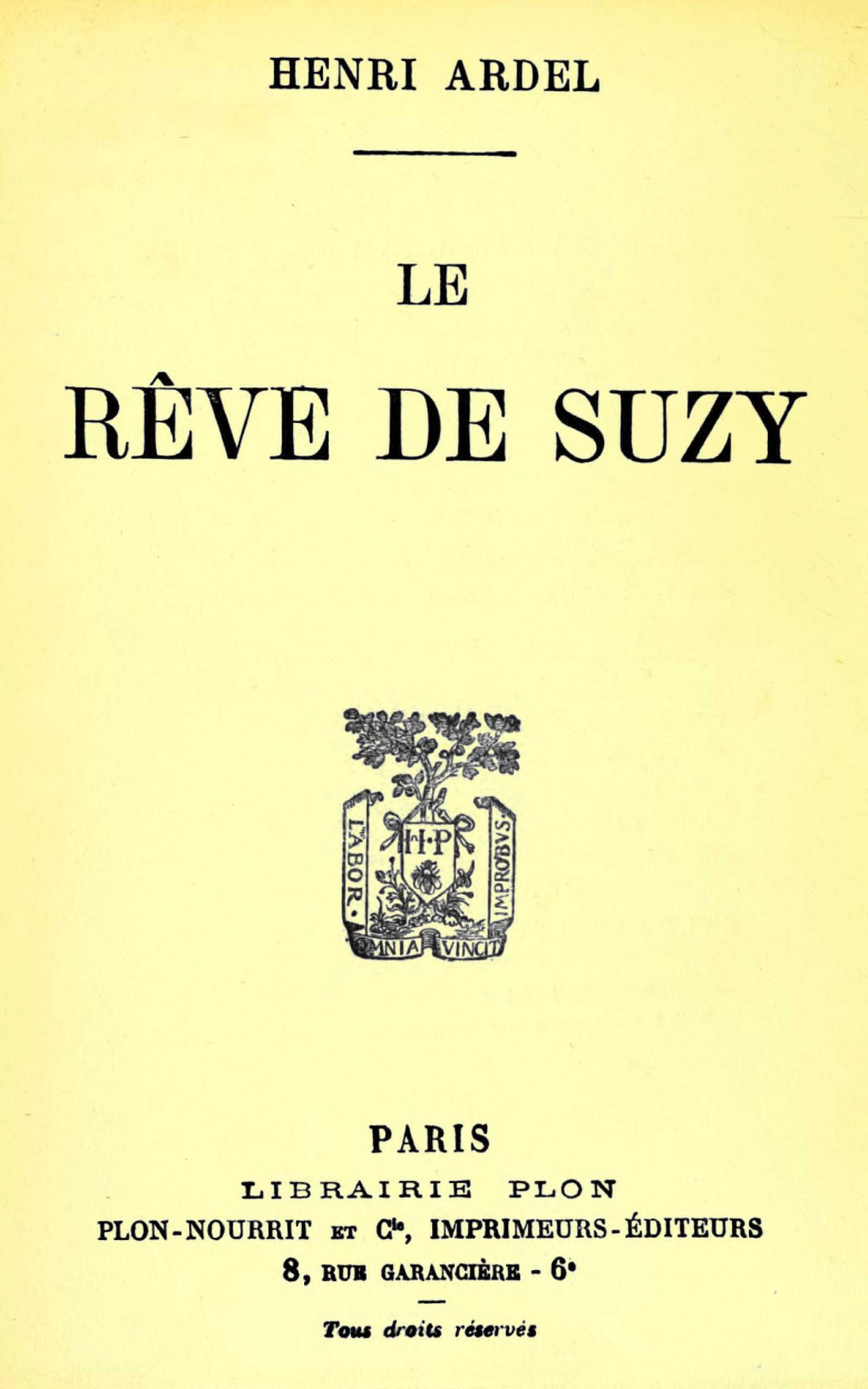 Le Rêve De Suzy