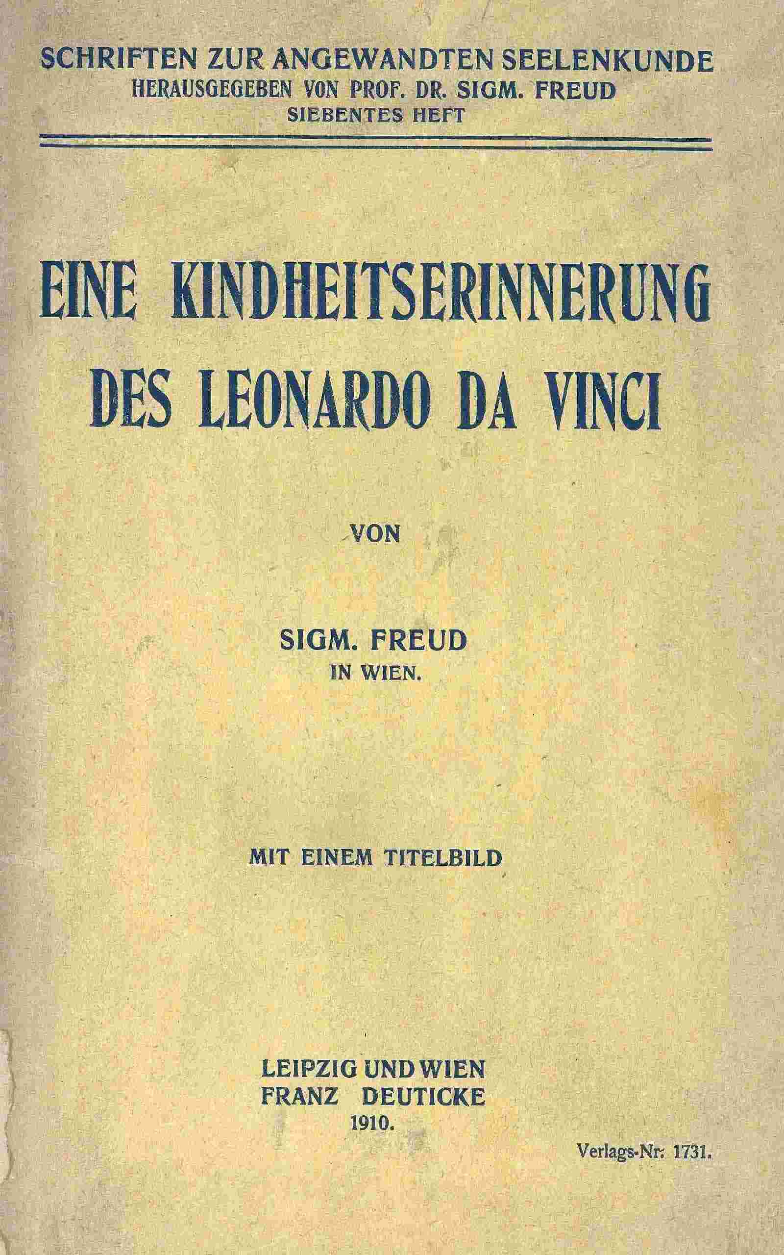 Eine Kindheitserinnerung Des Leonardo Da Vinci