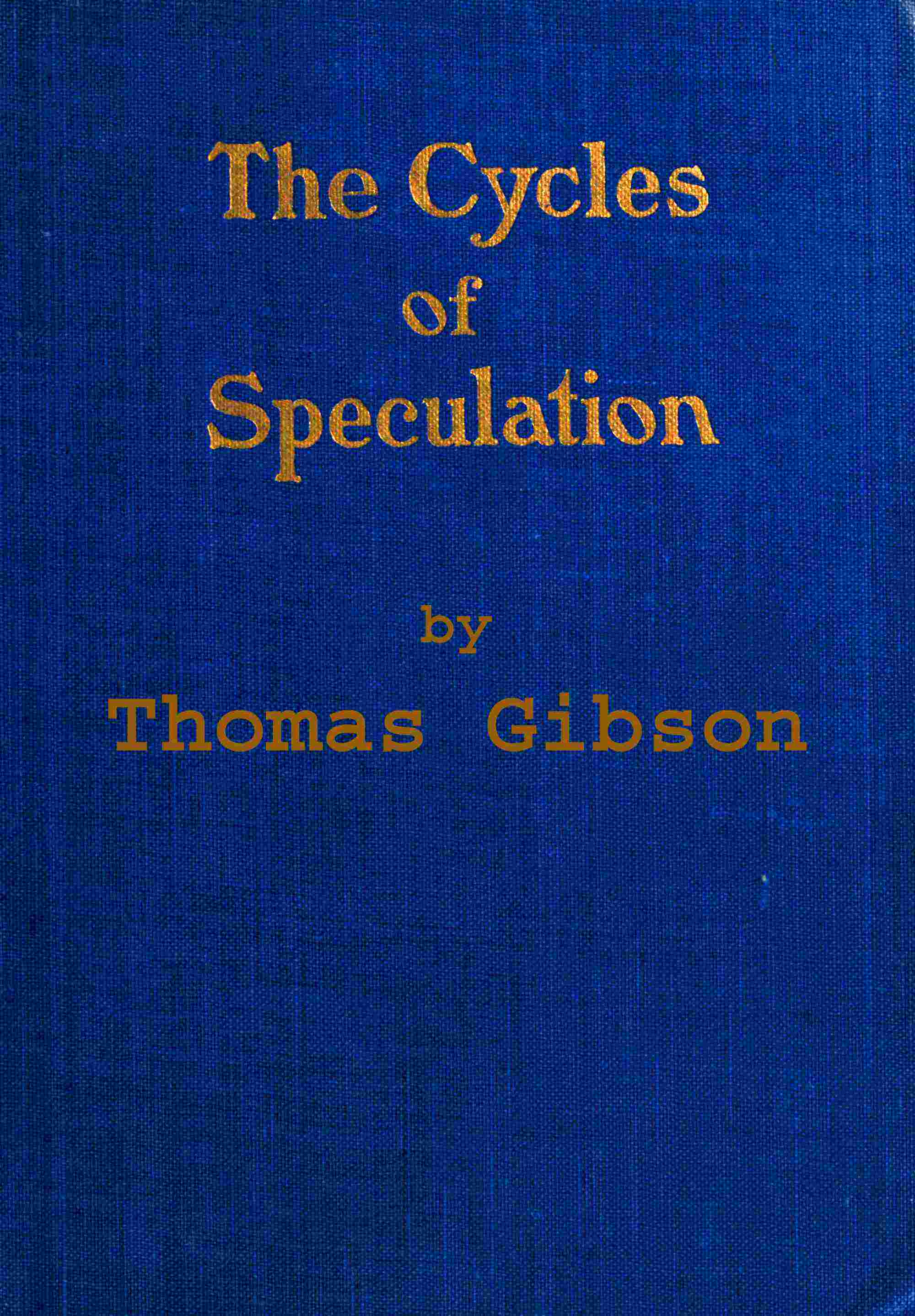 The Cycles of Speculation