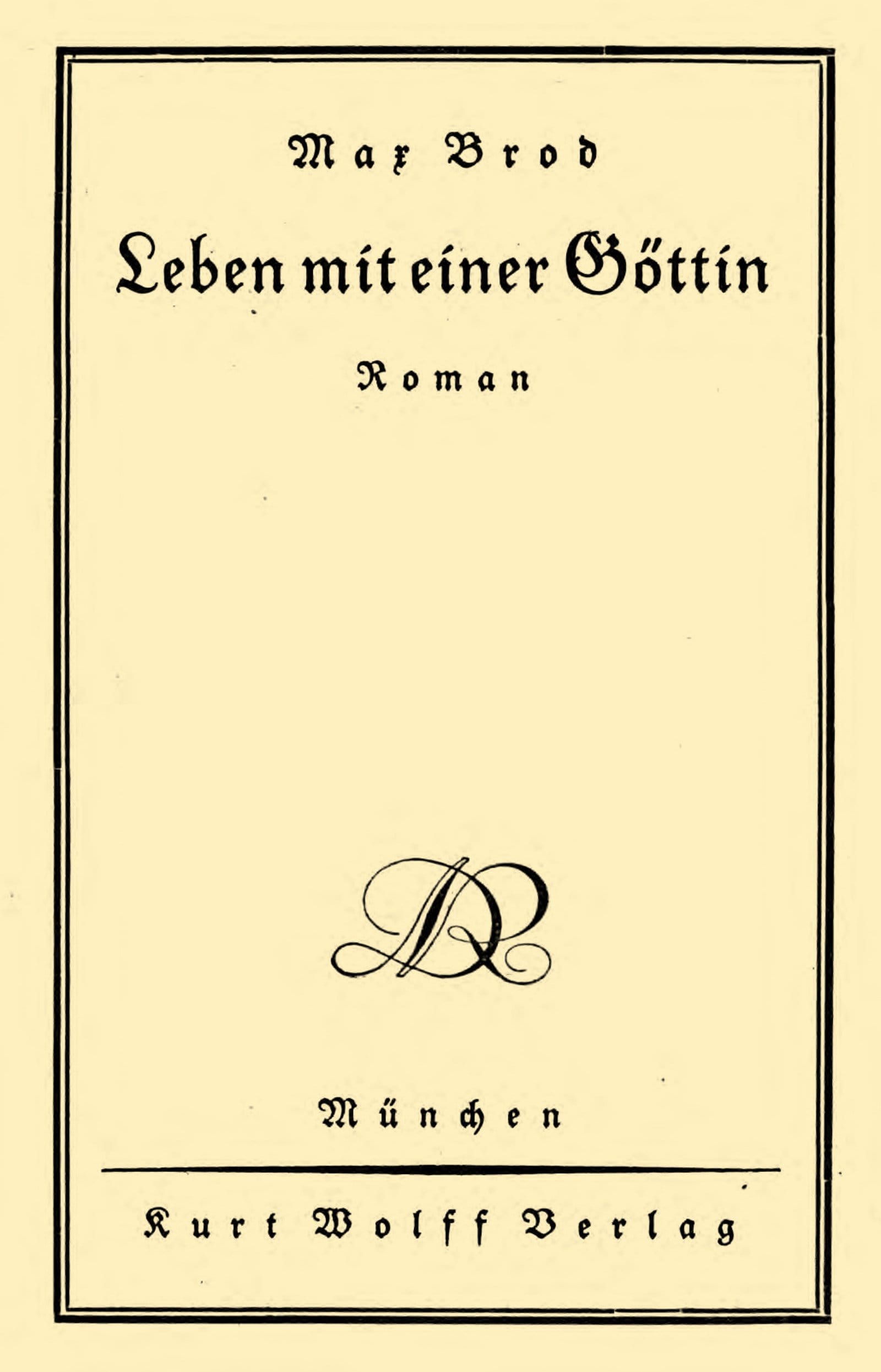 Leben Mit Einer Göttin: Roman