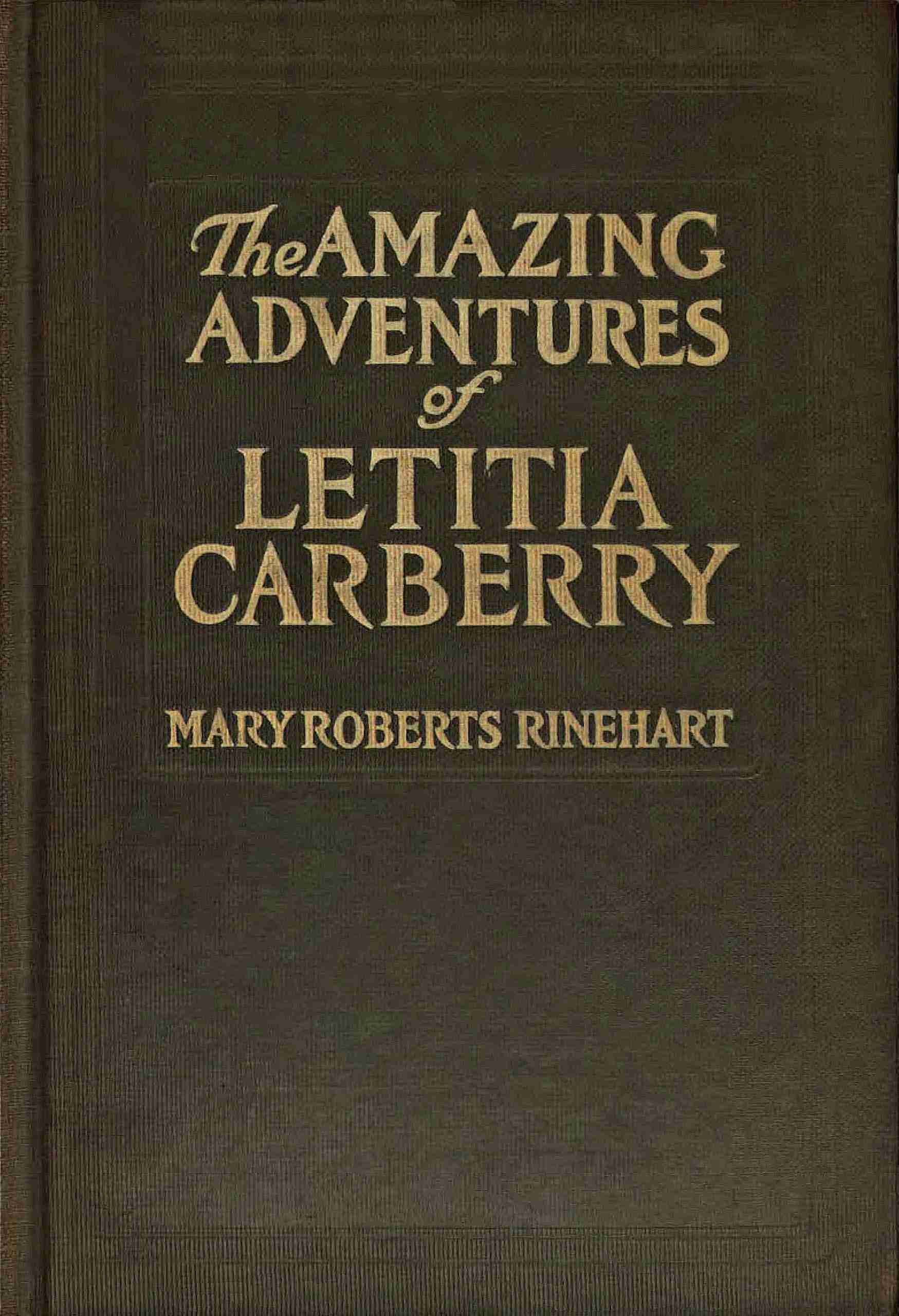 The Amazing Adventures of Letitia Carberry