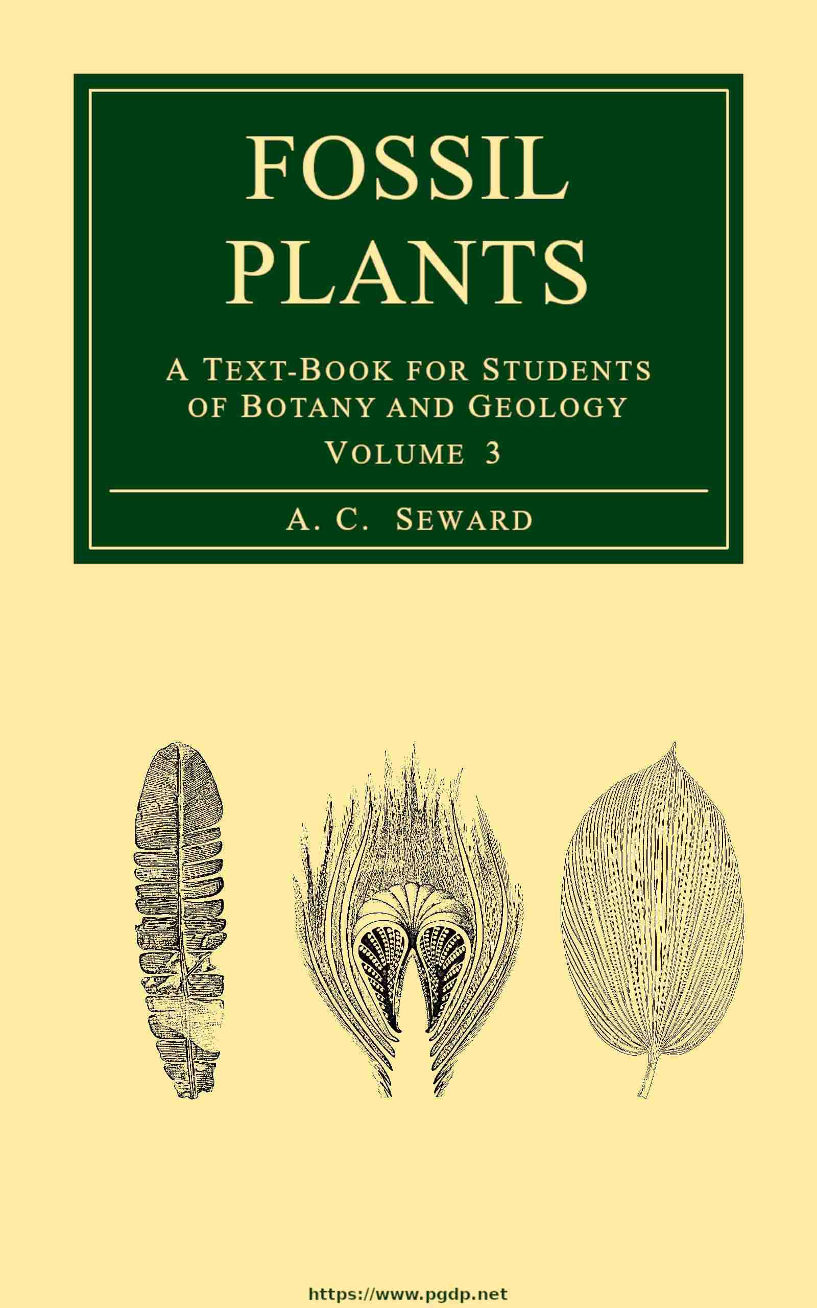 Fossil Plants, Vol. 3: A Text-Book for Students of Botany and Geology