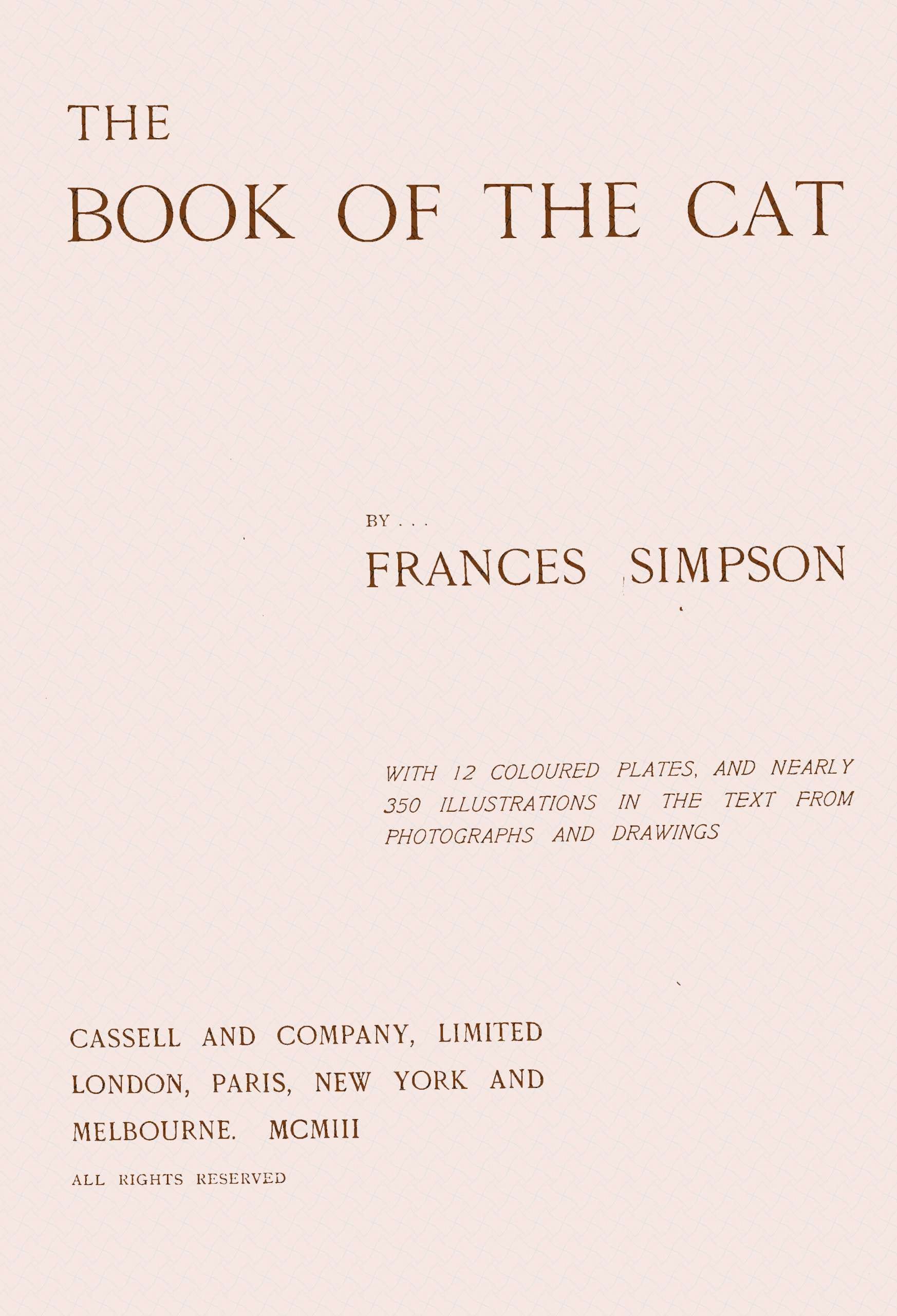 The Book of the Cat