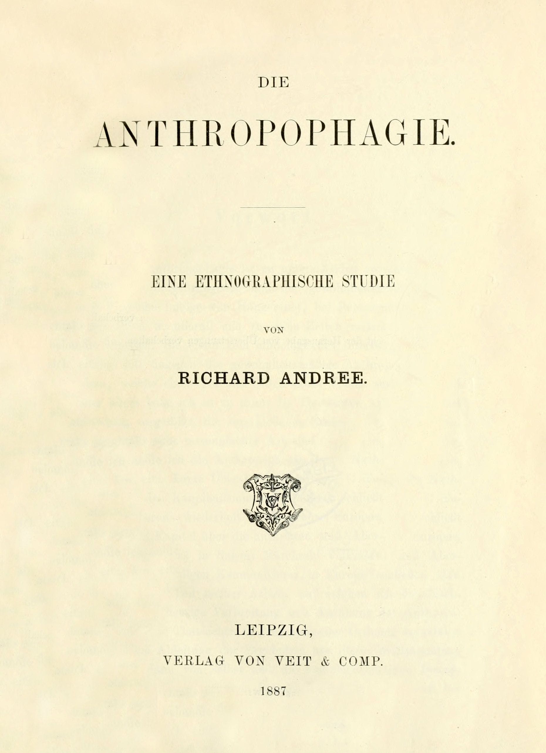 Die Anthropophagie
