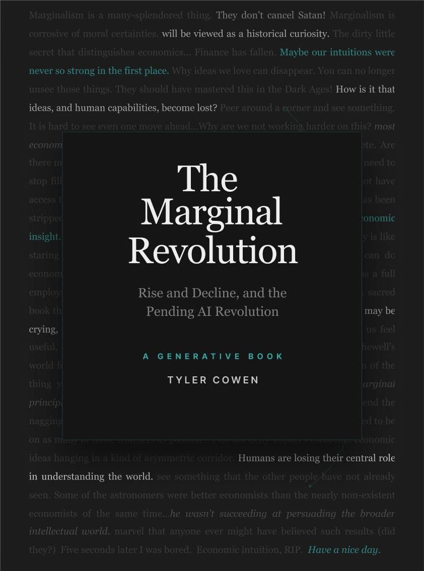 The Marginal Revolution: Rise and Decline, and the Pending AI Revolution