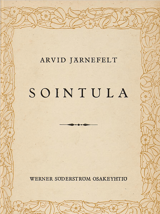 Sointula : Kolminäytöksinen näytelmä