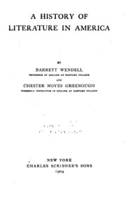 A History of Literature in America