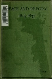 Peace and reform, (1815-1837)