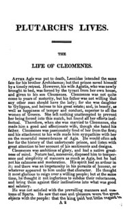 Plutarch's Lives: Tr. from the Original Greek; with Notes, Historical & Critical; & a Life of ...