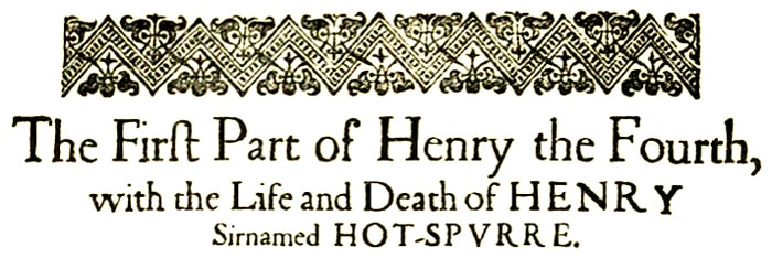 King Henry IV, Part 1