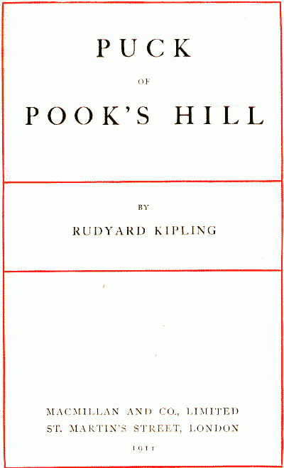 Puck of Pook's Hill
