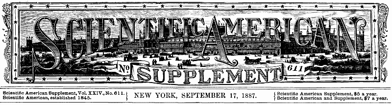 Scientific American Supplement, No. 611, September 17, 1887