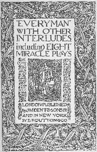 everyman," with Other Interludes, Including Eight Miracle Plays