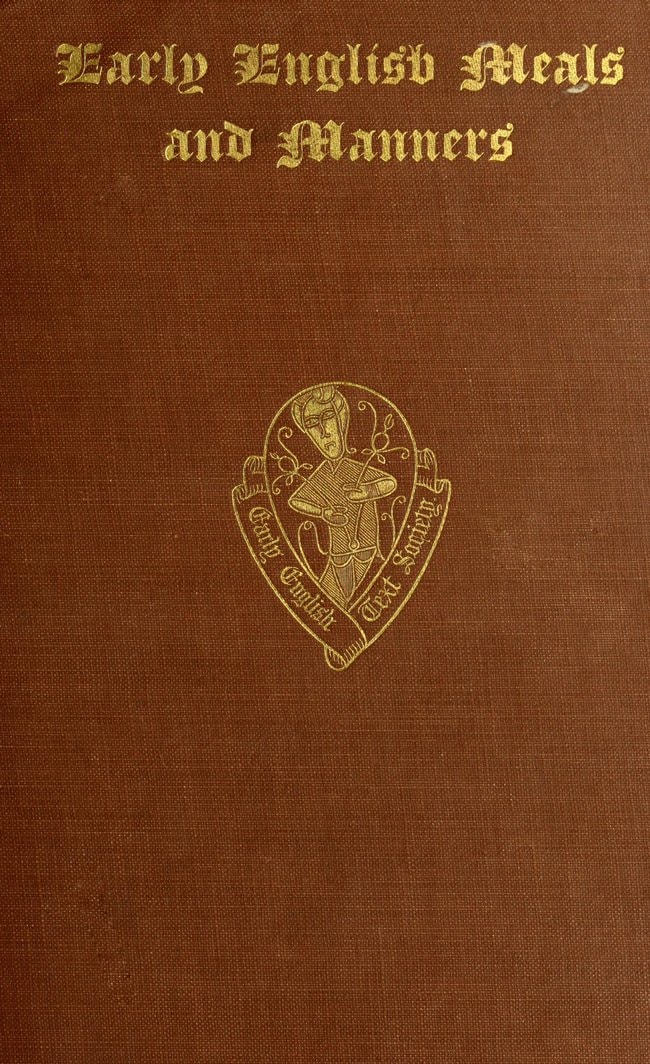 Early English Meals and Manners