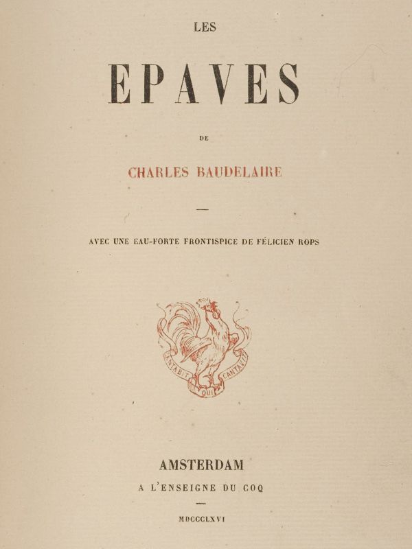 Les Épaves De Charles Baudelaire
