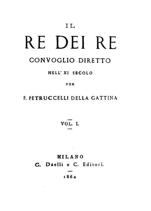 Il Re Dei Re, Vol. 1convoglio Diretto Nell'xi Secolo