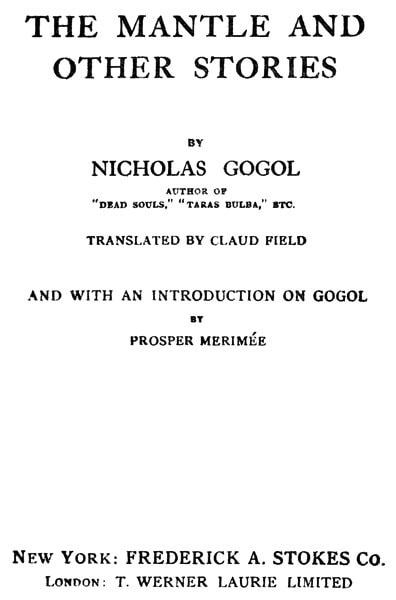 The Mantle, and Other Stories