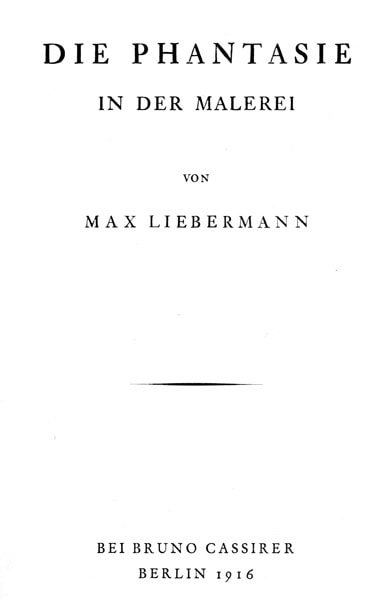 Die Phantasie in Der Malerei