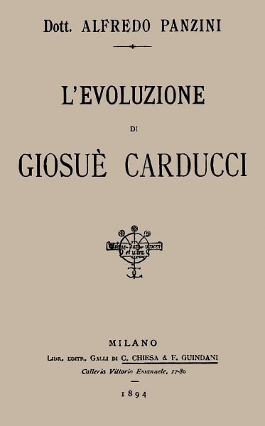 L'evoluzione Di Giosuè Carducci