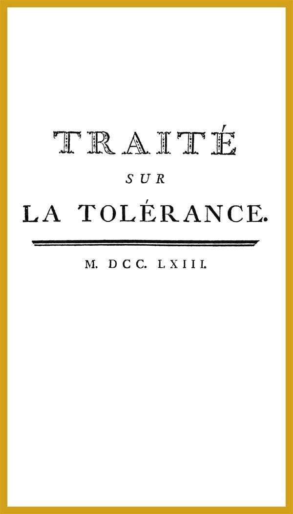Traité Sur La Tolérance