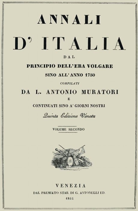 Annali D'italia, Vol. 2dal Principio Dell'era Volgare Sino All'anno 1750