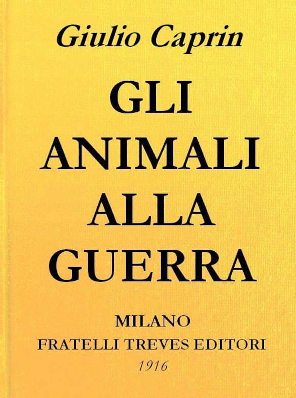 Gli Animali Alla Guerra