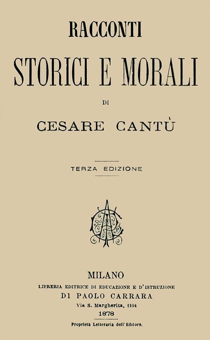 Racconti Storici E Morali