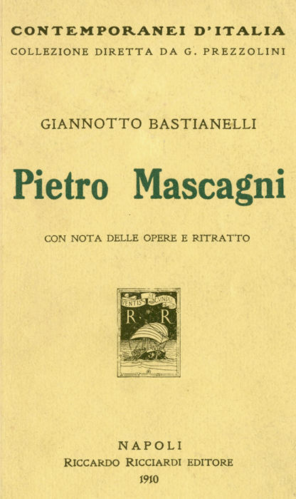 Pietro Mascagni, Con Nota Delle Opere E Ritratto