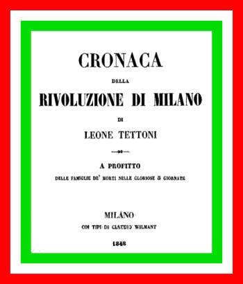 Cronaca Della Rivoluzione Di Milano
