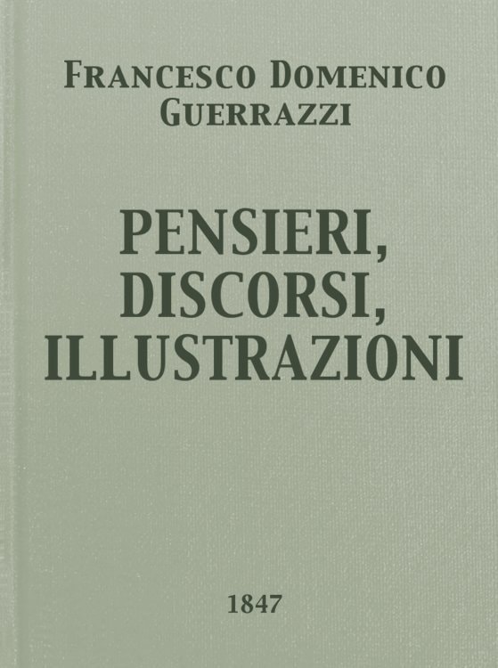 Pensieri, Discorsi, Illustrazioni