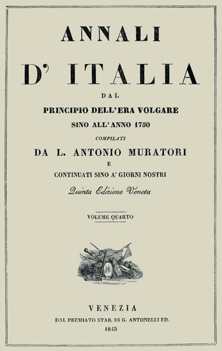 Annali D'italia, Vol. 4dal Principio Dell'era Volgare Sino All'anno 1750