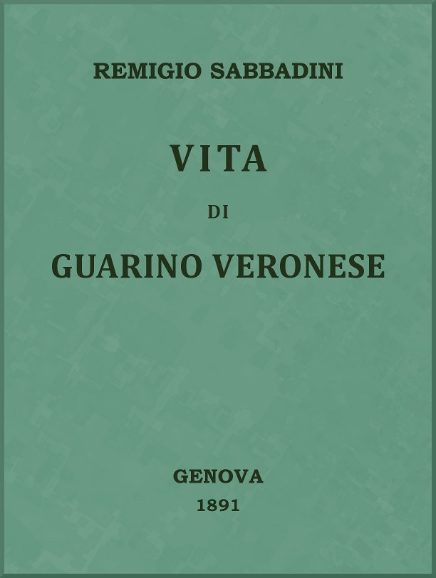 Vita Di Guarino Veronese