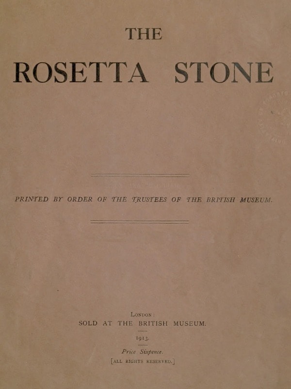 The Rosetta Stone