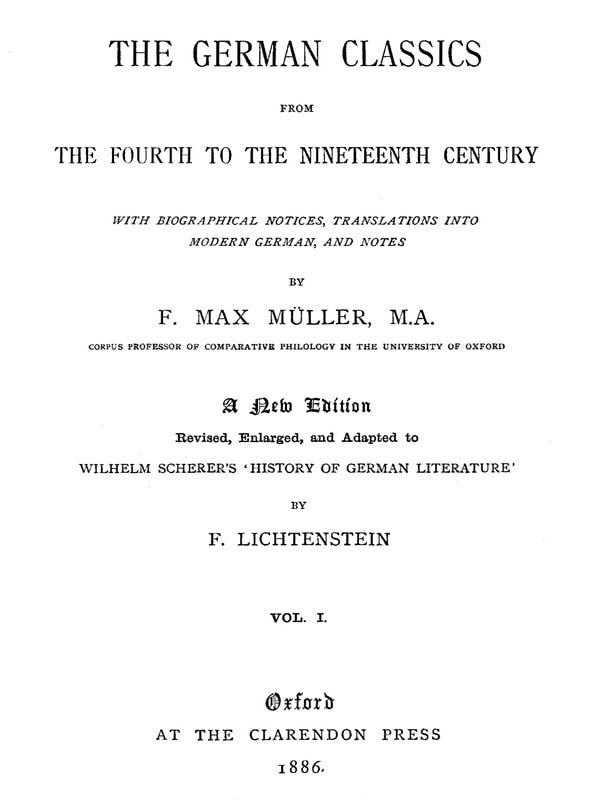 The German Classics from the Fourth to the Nineteenth Century, Vol. 1 (of 2)