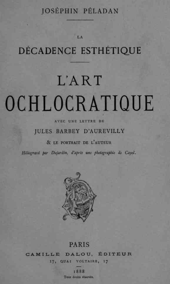 L'art Ochlocratique: Salons De 1882 & De 1883