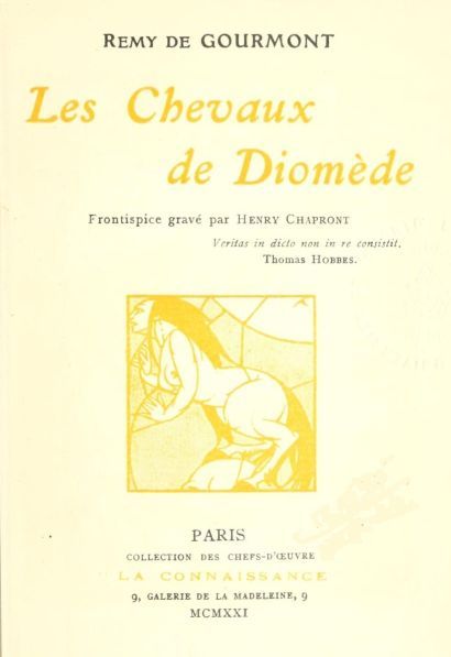 Les Chevaux De Diomède: Roman