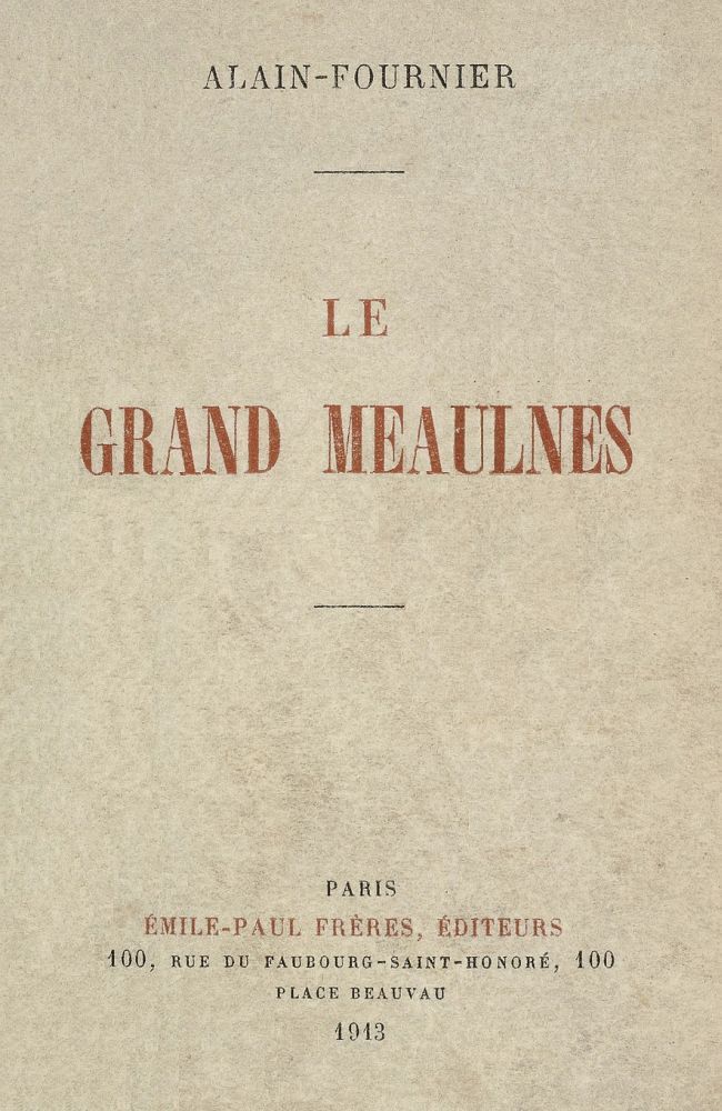 Le Grand Meaulnes
